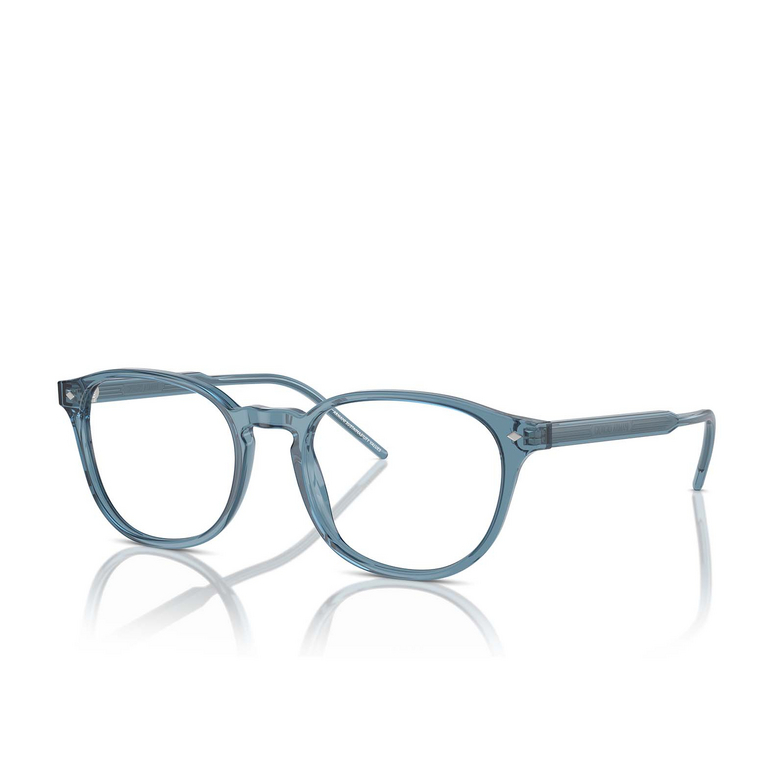 Giorgio Armani AR7259 Eyeglasses 6071 transparent blue - 2/4