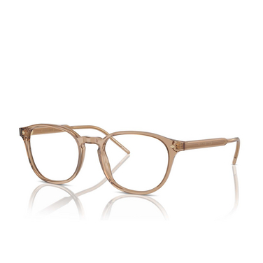 Giorgio Armani AR7259 Eyeglasses 6072 transparent brown - three-quarters view