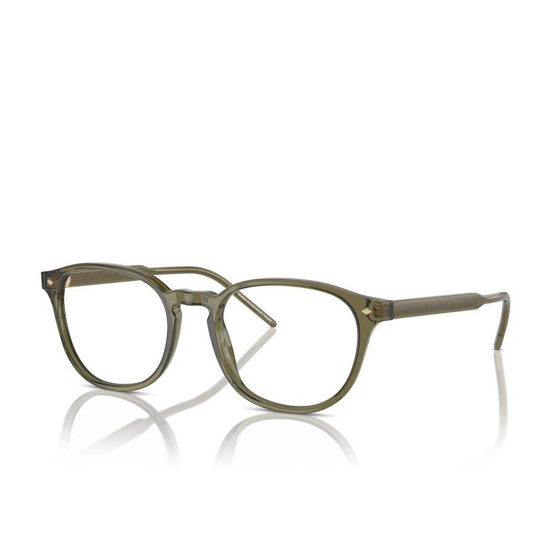 Giorgio Armani AR7259 Eyeglasses 6074 transparent green - 2/4