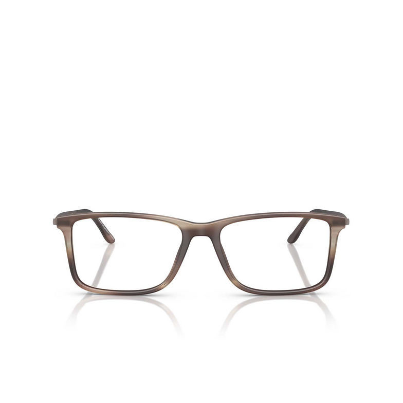 Gafas graduadas Giorgio Armani AR7261 6167 matt stripped brown - 1/4