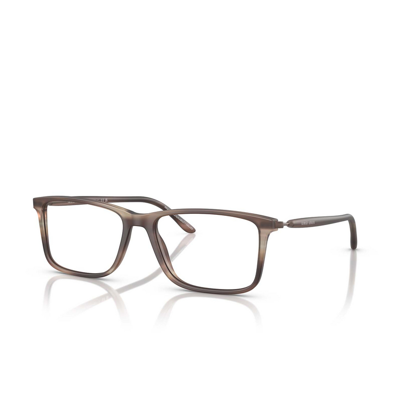 Gafas graduadas Giorgio Armani AR7261 6167 matt stripped brown - 2/4