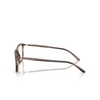 Gafas graduadas Giorgio Armani AR7261 6167 matt stripped brown - Miniatura del producto 3/4