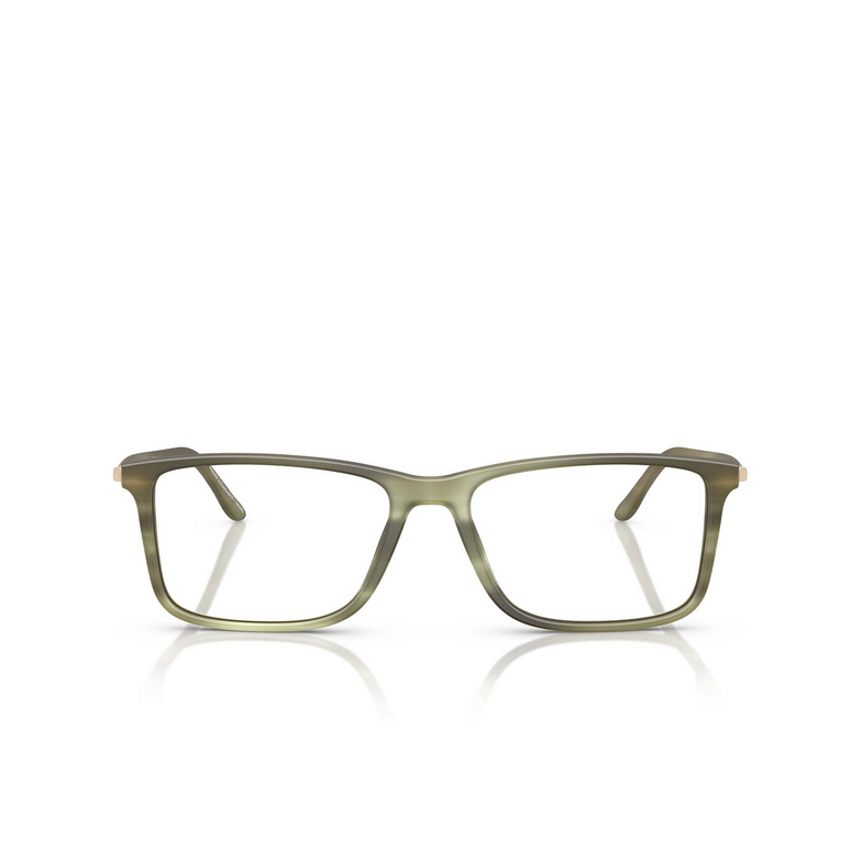 Gafas graduadas Giorgio Armani AR7261 6168 matt stripped green - 1/4