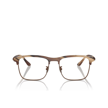 Giorgio Armani AR7262 Eyeglasses 6065 matte brown horn - front view