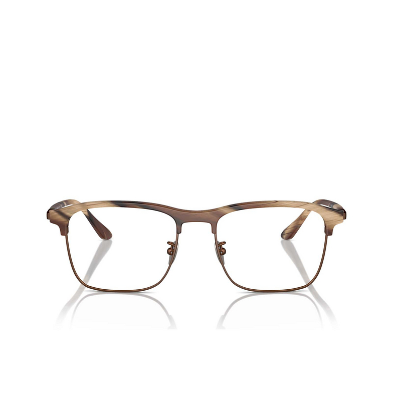 Occhiali da vista Giorgio Armani AR7262 6065 matte brown horn - 1/4