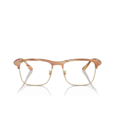 Giorgio Armani AR7262 Eyeglasses 6067 matte honey horn - front view