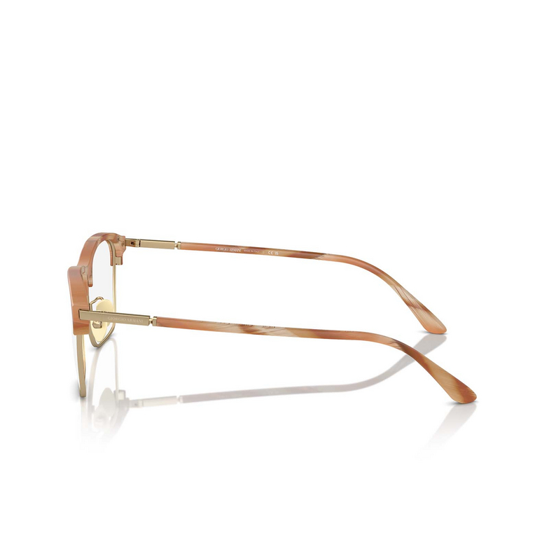 Lunettes de vue Giorgio Armani AR7262 6067 matte honey horn - 3/4