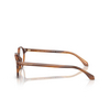 Giorgio Armani AR7264U Eyeglasses 6163 striped honey - product thumbnail 3/4