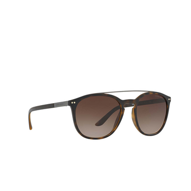 Giorgio Armani AR8088 Sunglasses 508913 matte dark havana - three-quarters view