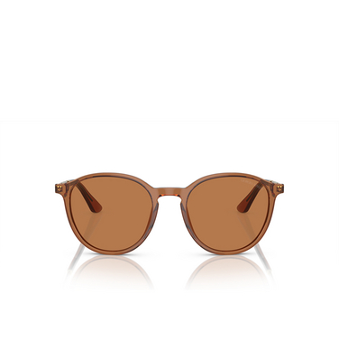 Gafas de sol Giorgio Armani AR8196 604673 trasparent brown - Vista delantera