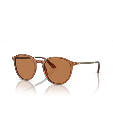 Gafas de sol Giorgio Armani AR8196 604673 trasparent brown - Vista tres cuartos