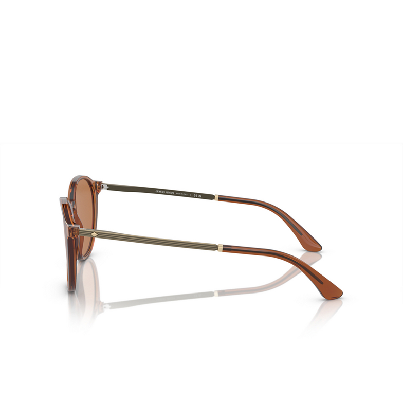Giorgio Armani AR8196 Sunglasses 604673 trasparent brown - 3/4
