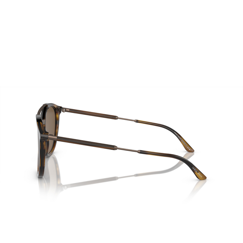 Giorgio Armani AR8198 Sunglasses 603773 striped brown - 3/4