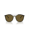 Giorgio Armani AR8198 Sunglasses 603873 striped green - product thumbnail 1/4