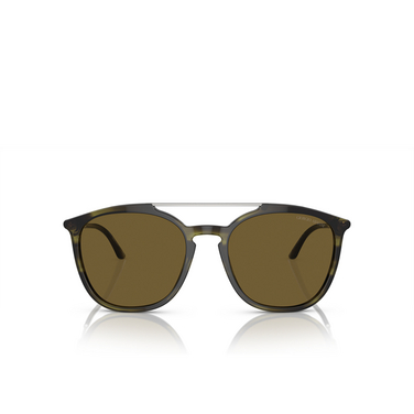 Giorgio Armani AR8198 Sunglasses 603873 striped green - front view