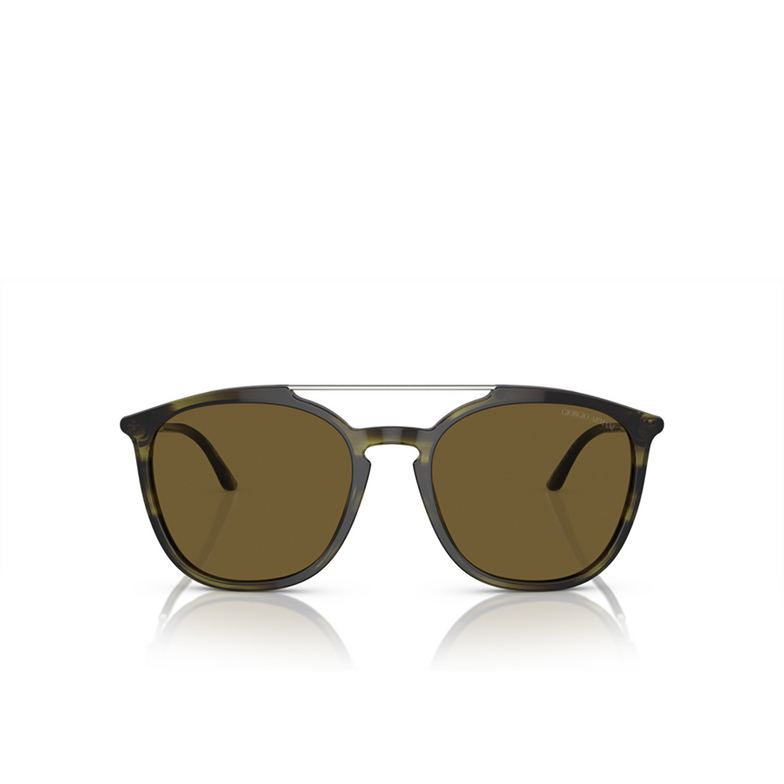 Giorgio Armani AR8198 Sunglasses 603873 striped green - 1/4