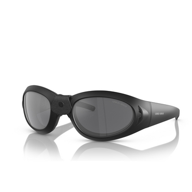 Occhiali da sole Giorgio Armani AR8201Q 50426G matte black - tre quarti