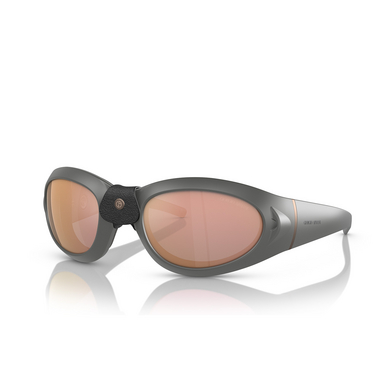 Giorgio Armani AR8201Q Sunglasses 60504Z matte mud - three-quarters view