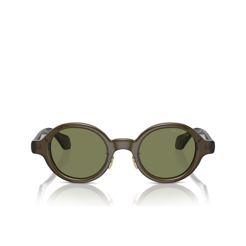 Giorgio Armani AR8205 Sonnenbrillen 60612A transparent green - 1/4