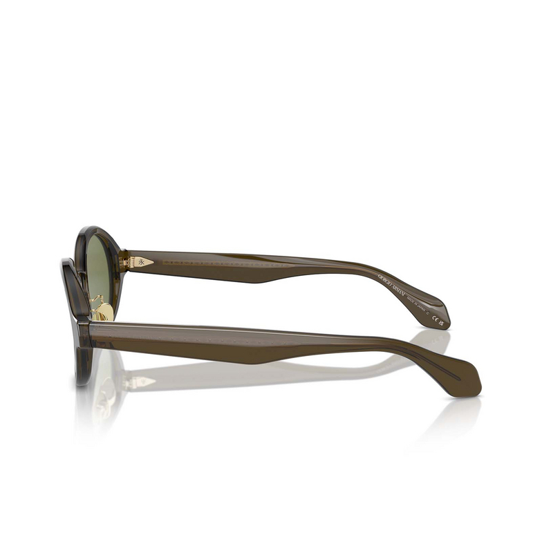 Lunettes de soleil Giorgio Armani AR8205 60612A transparent green - 3/4