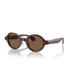 Occhiali da sole Giorgio Armani AR8205 606273 transparent brown - anteprima prodotto 2/4