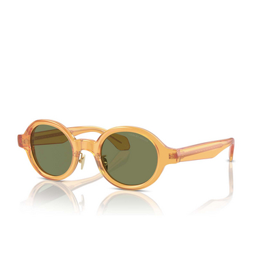 Lunettes de soleil Giorgio Armani AR8205 60632A transparent honey - Vue trois quarts