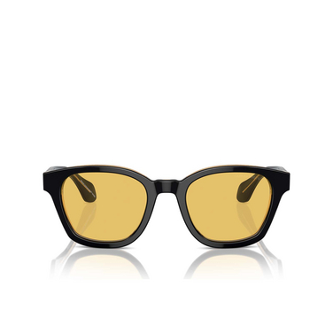 Giorgio Armani AR8207 Sunglasses 608485 top black / transparent orange - front view