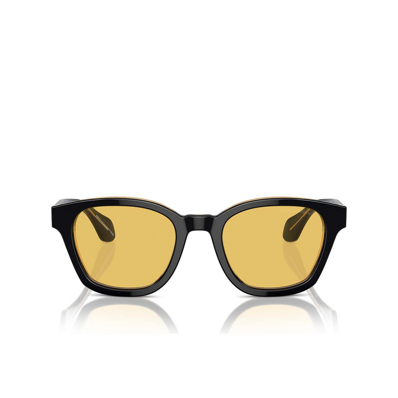 Gafas de sol Giorgio Armani AR8207 608485 top black / transparent orange - 1/4