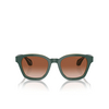 Lunettes de soleil Giorgio Armani AR8207 608613 top green / olive transparent - Vignette du produit 1/4