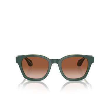 Occhiali da sole Giorgio Armani AR8207 608613 top green / olive transparent - frontale
