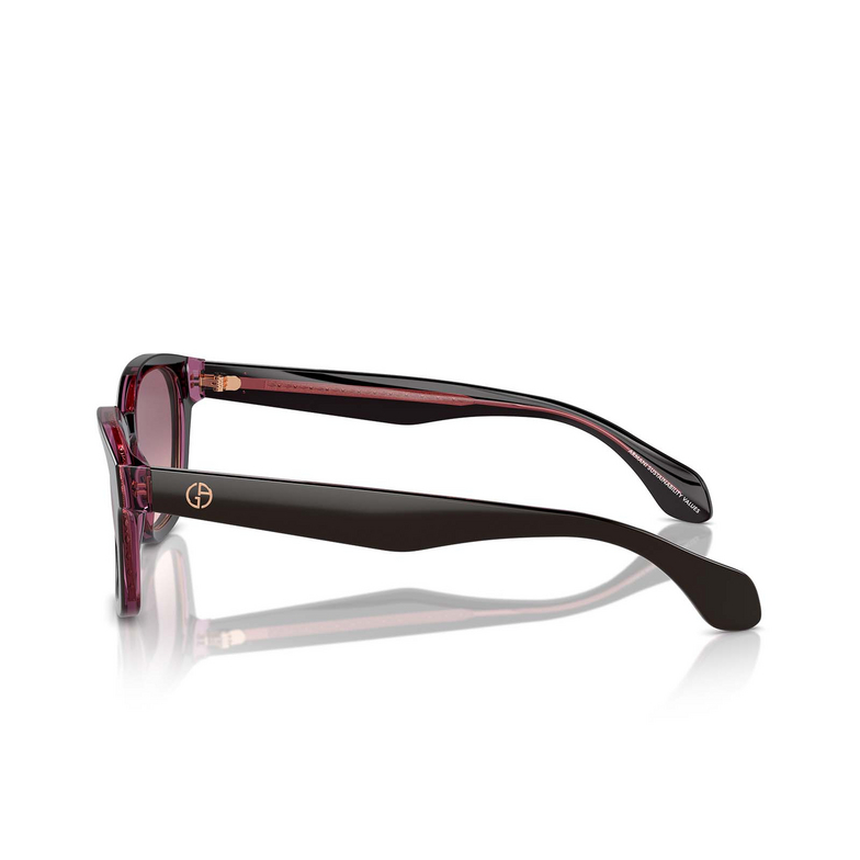 Occhiali da sole Giorgio Armani AR8207 60888D top brown / transparent pink - 3/4