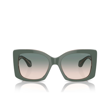 Occhiali da sole Giorgio Armani AR8208U 60762C top sage green / transparent pink - frontale
