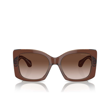 Giorgio Armani AR8208U Sunglasses 609013 top transparent brown / honey - front view