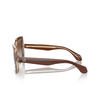 Gafas de sol Giorgio Armani AR8208U 609013 top transparent brown / honey - Miniatura del producto 3/4