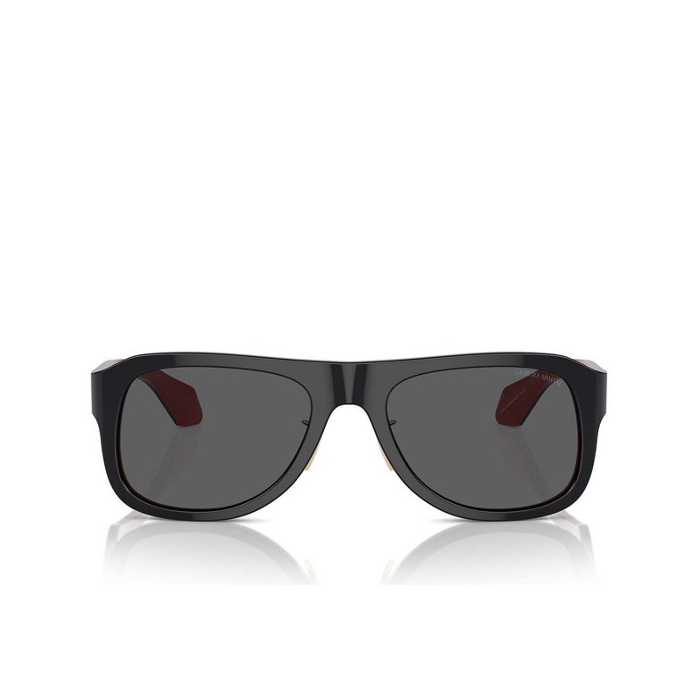 Gafas de sol Giorgio Armani AR8209 6069B1 black / red inside - 1/4