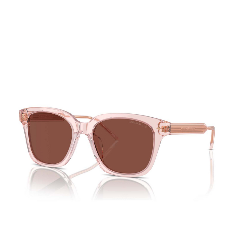 Giorgio Armani AR8210U Sunglasses 6073C5 transparent pink - 2/4