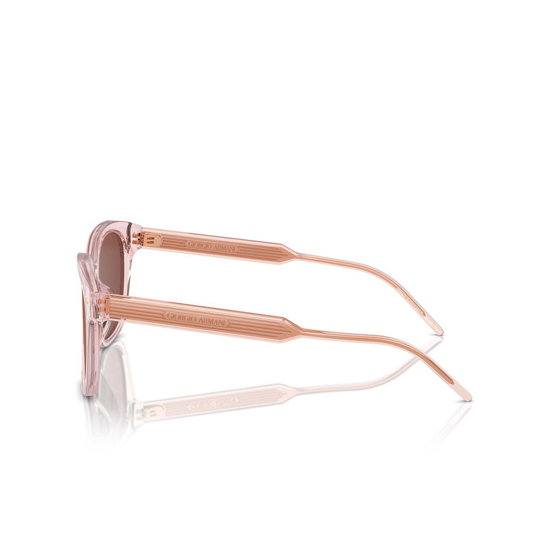 Giorgio Armani AR8210U Sunglasses 6073C5 transparent pink - 3/4