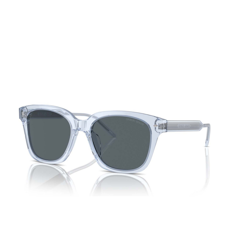 Giorgio Armani AR8210U Sunglasses 6081R5 transparent light blue - 2/4