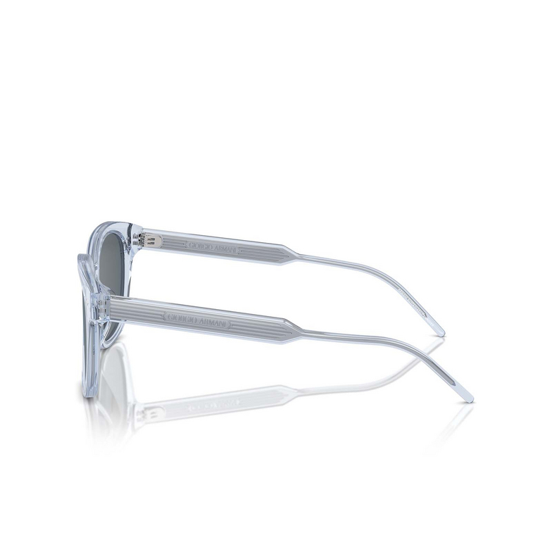 Giorgio Armani AR8210U Sunglasses 6081R5 transparent light blue - 3/4