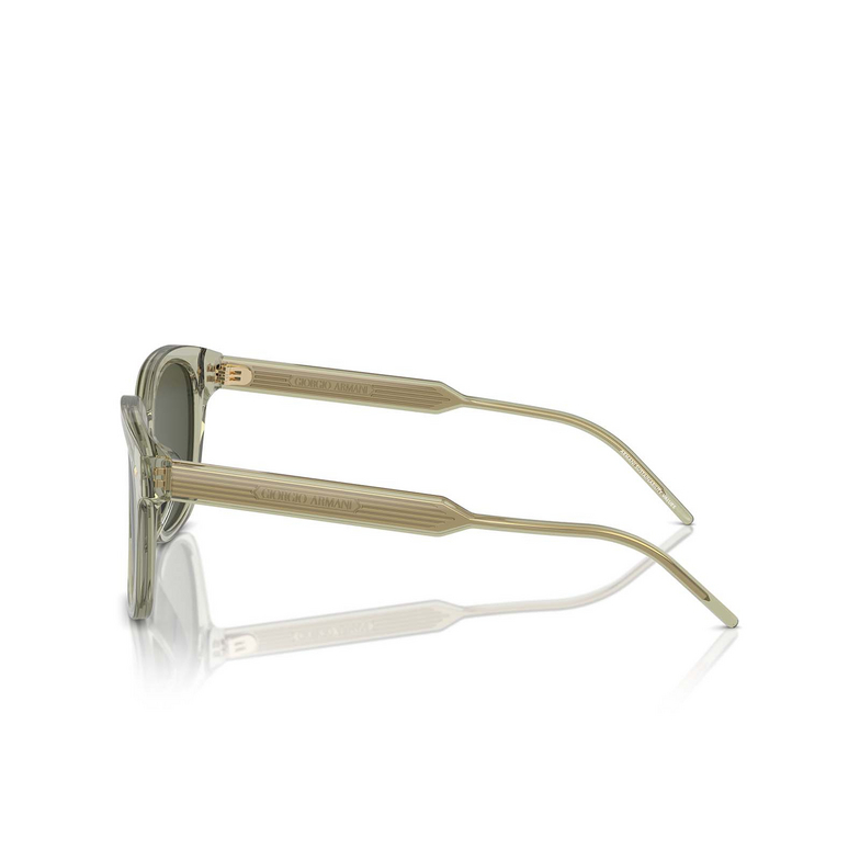 Gafas de sol Giorgio Armani AR8210U 608331 transparent green - 3/4