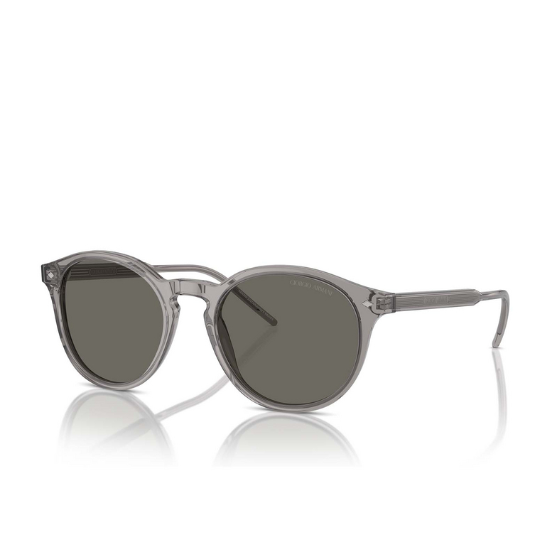 Giorgio Armani AR8211 Sunglasses 6070R5 transparent grey - 2/4