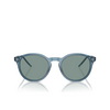 Giorgio Armani AR8211 Sunglasses 607156 transparent blue - product thumbnail 1/4