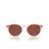 Occhiali da sole Giorgio Armani AR8211 6073C5 transparent pink - anteprima prodotto 1/4