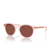 Lunettes de soleil Giorgio Armani AR8211 6073C5 transparent pink - Vignette du produit 2/4