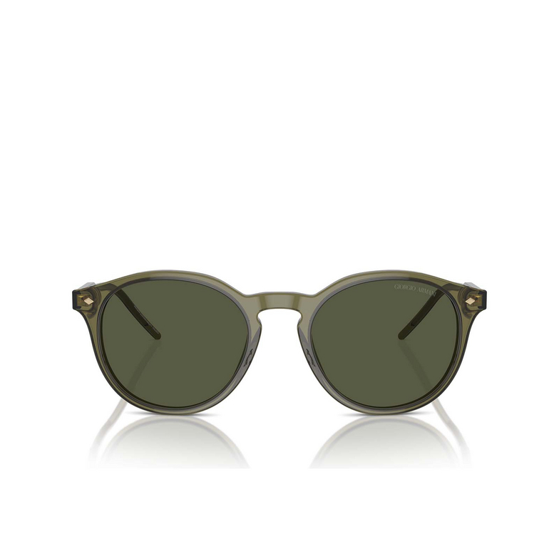 Giorgio Armani AR8211 Sunglasses 607452 transparent green - 1/4