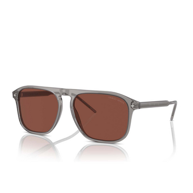 Giorgio Armani AR8212 Sunglasses 6070C5 transparent grey - three-quarters view