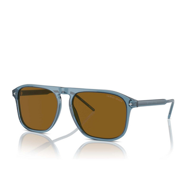 Giorgio Armani AR8212 Sunglasses 607133 transparent blue - three-quarters view