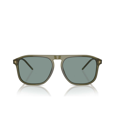 Gafas de sol Giorgio Armani AR8212 607456 transparent green - Vista delantera