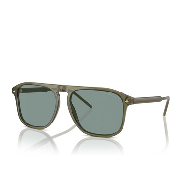 Giorgio Armani AR8212 Sunglasses 607456 transparent green - three-quarters view