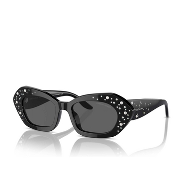 Giorgio Armani AR8213BU Sunglasses 5001B1 black - three-quarters view
